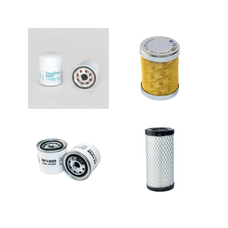 CASE 16 Filter Service Kit Air Oil Fuel Filters w/Perkins Eng.