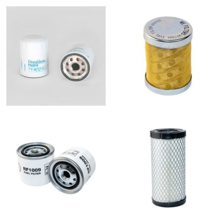 CASE 16 Filter Service Kit Air Oil Fuel Filters w/Perkins Eng.