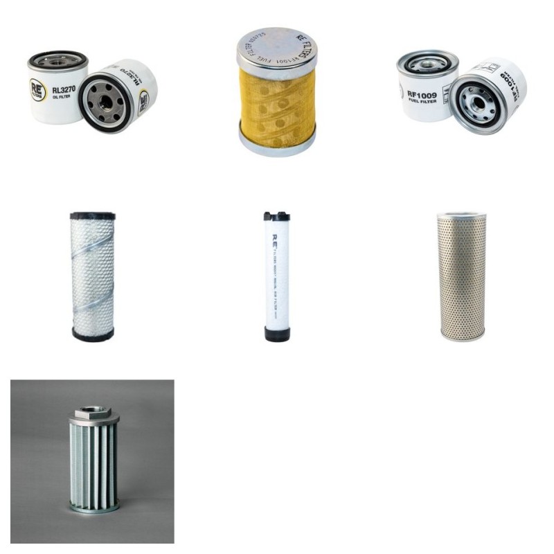 CASE POCLAIN 35 Filter Service Kit with Perkins Kh 50563 U Eng