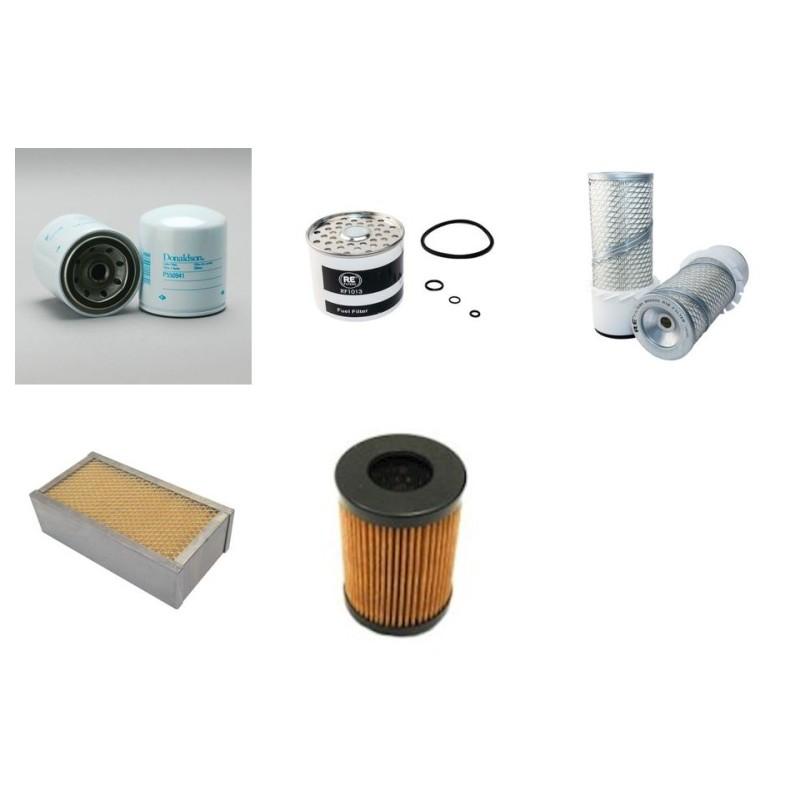 Filter kit for Case 121 B PLUS with Perkins UA 80892 Engine