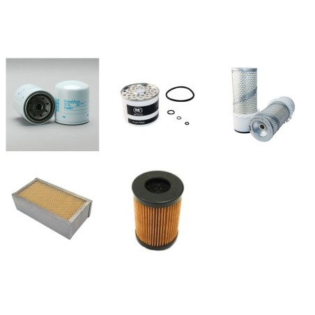 Filter kit for Case 121 B PLUS with Perkins UA 80892 Engine