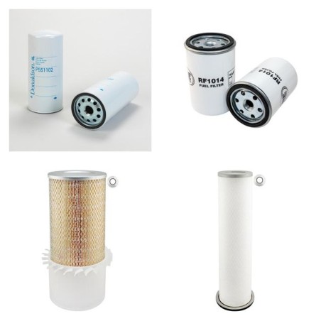 Filter kit for Case 150 (SC/K) Air Oil Fuel Filters with Deutz BF6L913 Engine