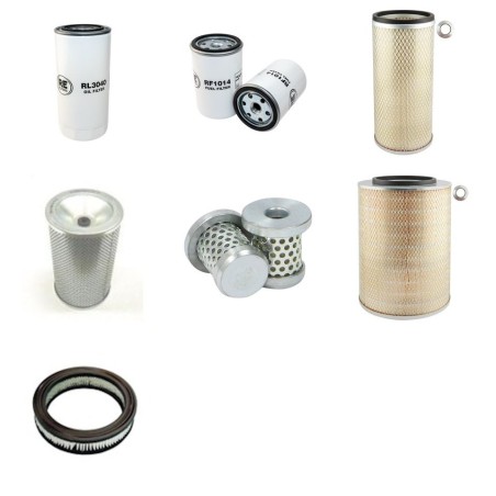 Filter kit for Case 170 CB with Deutz 6 ZYL. Engine