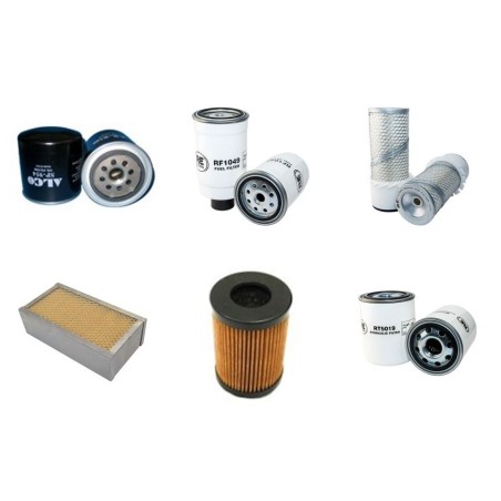 Filter kit for Case 221 B with Perkins 504T2 Engine  YR 1995-1997