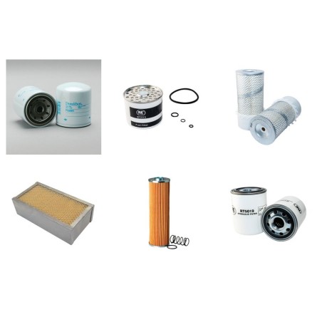 Filter kit for Case 221 B PLUS with Perkins 704-30 Engine  YR 1999-2001