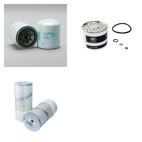 Filter kit for Case 221 B PLUS Air Oil Fuel Filters with Perkins 704-30 Engine  YR 1999-2001