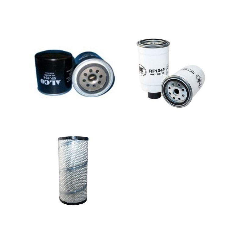 Filter kit for Case 421 B Air Oil Fuel Filters with Perkins Engine
