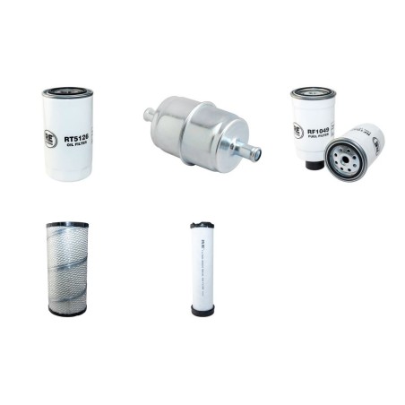 CASE 440 CT Filter Service Kit Air Oil Fuel Filters w/CASE 445T / M2 Eng.
