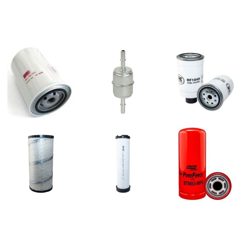 CASE 440 CT Serie 3 Filter Service Kit w/CASE 445T MMC Eng.