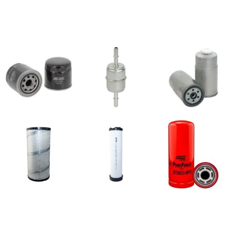 CASE 445 CT Serie 3 Filter Service Kit w/CNH F5CE9454E Eng.