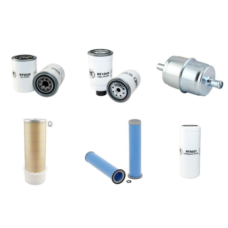 Filter kit for Case 580 SUPER K with Cummins Engine