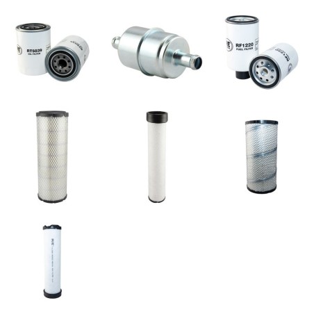 Filter kit for Case 580 SUPER M with Cummins Engine