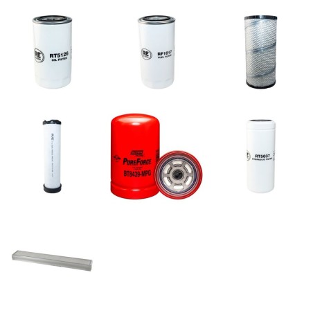 Filter kit for Case 580 SUPER M Serie 3 with Cummins Engine