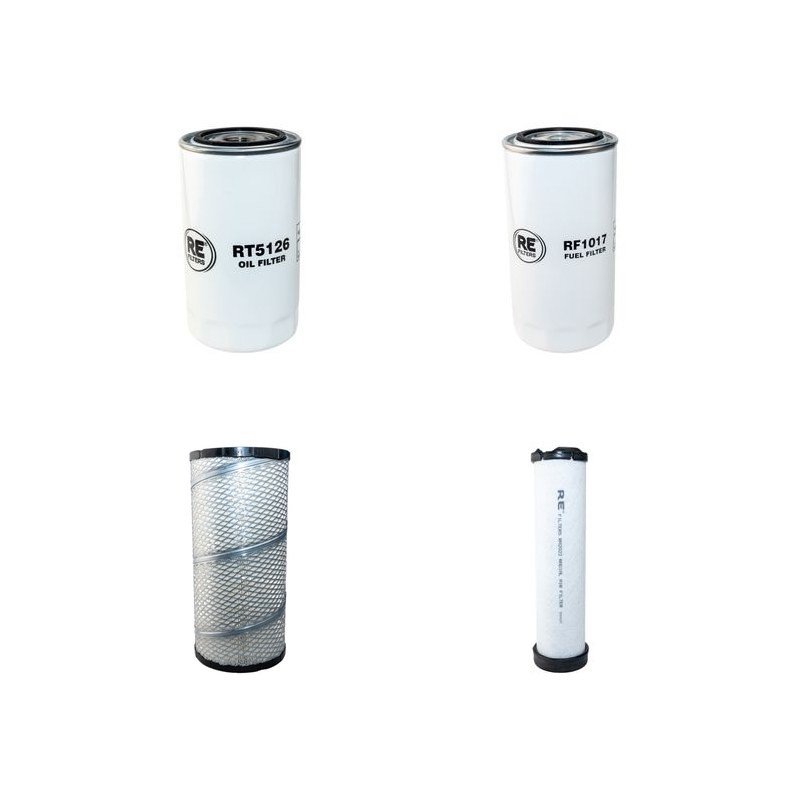 Filter kit for Case 580 SUPER M Serie 3 Air Oil Fuel Filters with Cummins Engine
