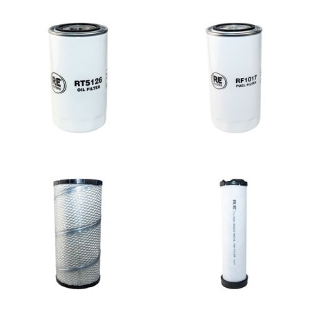 Filter kit for Case 580 SUPER M Serie 3 Air Oil Fuel Filters with Cummins Engine