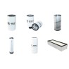 Filter kit for Case 580 SUPER R Serie 2 with CNH 445T/M2 Engine  YR 2006-2008