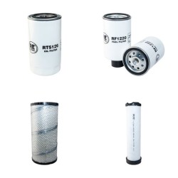 CASE 580 SUPER R Serie 2 Filter Service Kit Air Oil Fuel Filters w/CNH 445T/M2 Eng.   YR  2006-2008