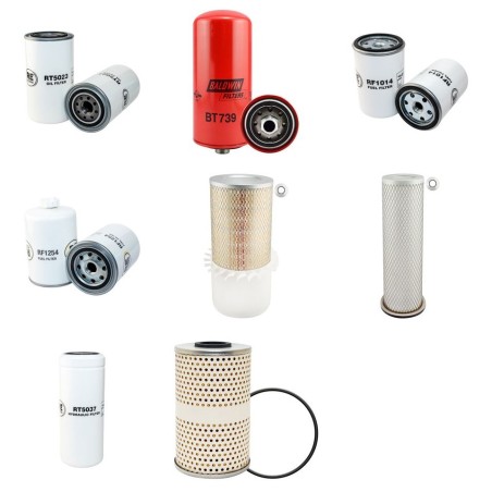 Filter kit for Case 621 (B) (Loader) with Cummins /Case 6T-590 Engine