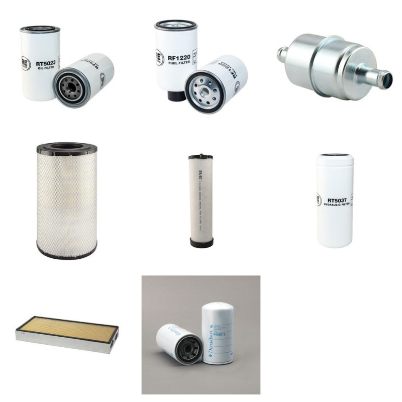 Filter kit for Case Poclain 621 C with Cummins/Case 6T-590 Engine