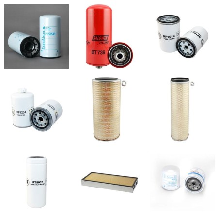 Filter kit for Case 721 B (Loader) with Cummins /Case 6T-830 Engine