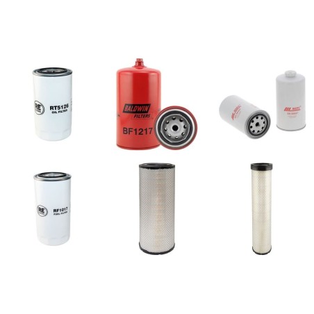 CASE 821 E/ET3 (Loader) Filter Service Kit Air Oil Fuel Filters w/CNH 667TA/EDD TIER III Eng.   YR  2009-