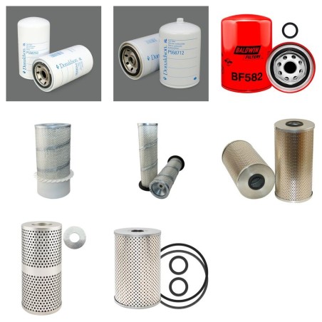 Filter kit for Case 1150 B with Case 451 Engine