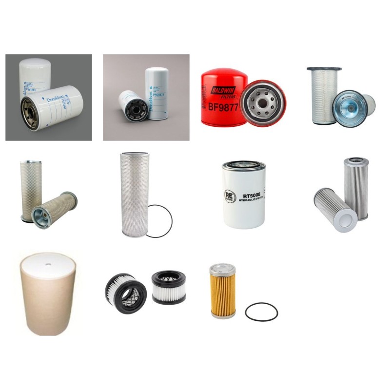 CASE 9021 Filter Service Kit w/ISUZU 6BG1 Eng.