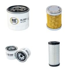 Filter kit for Case (Poclain) CX 15 with Yanmar Engine Air, Oil, Fuel Filters