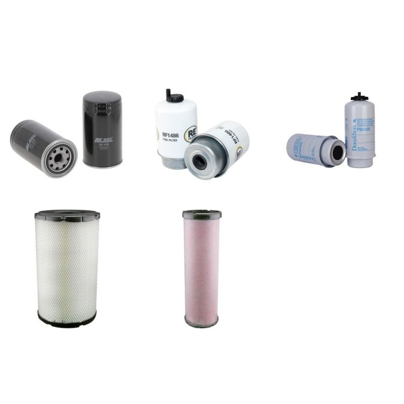 CASE MXM 175 Filter Service Kit w/CNH BASILDON 675TA/M2 Eng. SN  -MOTFA097480