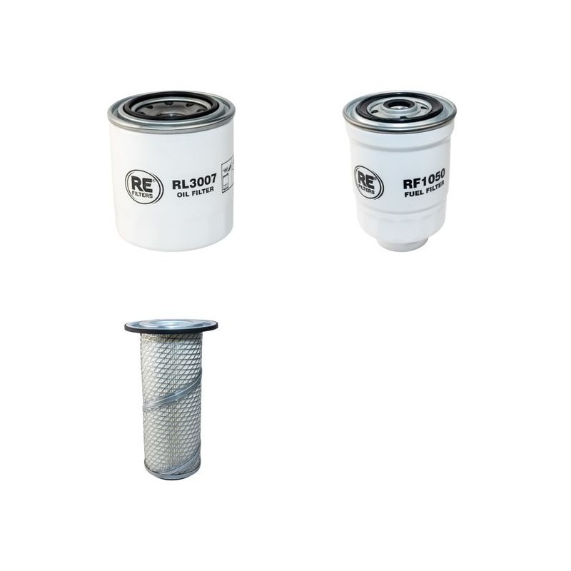 CASE CX 50 Filter Service Kit Air Oil Fuel Filters w/Mitsubishi K4N-EID Eng.