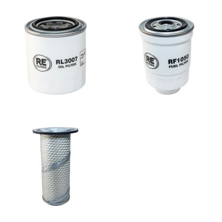 CASE CX 50 Filter Service Kit Air Oil Fuel Filters w/Mitsubishi K4N-EID Eng.