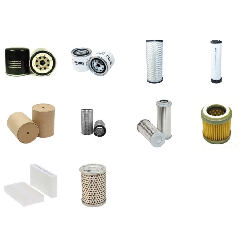 Filter kit for Case CX 80 with Isuzu CC-4JG1 Engine