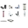 Filter kit for Case MXM 190 with CNH BASILDON 675TA/M2 Engine Serial No MOT FA097480-