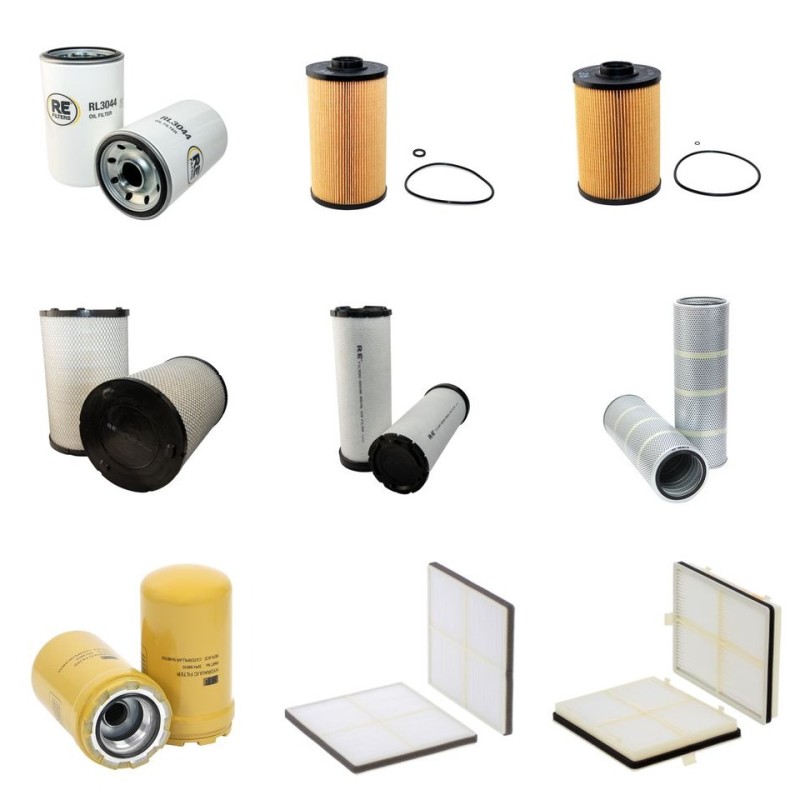 Filter kit for Case CX 210 C with Isuzu AL-4HK1X Engine  YR 2012-