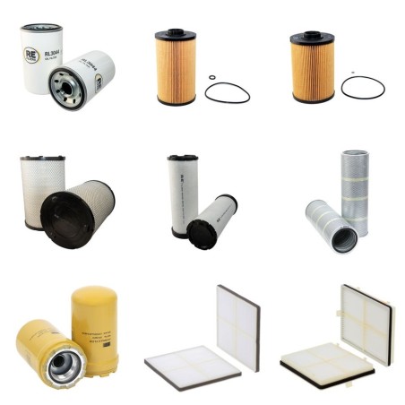 Filter kit for Case CX 210 C with Isuzu AL-4HK1X Engine  YR 2012-