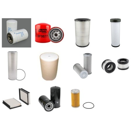Filter kit for Case CX 240 with Isuzu Engine