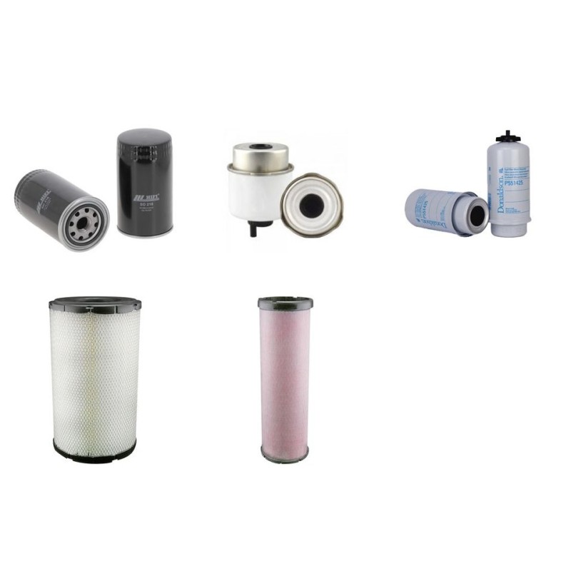 Filter kit for Case MXM 190 with CNH BASILDON 675TA/M2 Engine Serial No MOT FA097480-