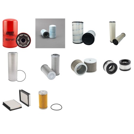 Filter kit for Case CX 330 with Isuzu Engine