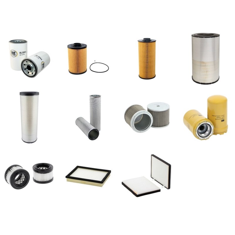 Filter kit for Case CX 470 C with Isuzu AH-6UZ1XYSS Engine