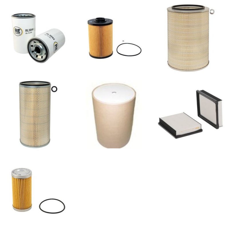Filter kit for Case CX 700 TIER III with Isuzu Engine  YR 2007-