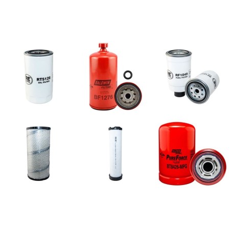 Filter kit for Case Poclain TX 130 with Cnh Engine 2003-