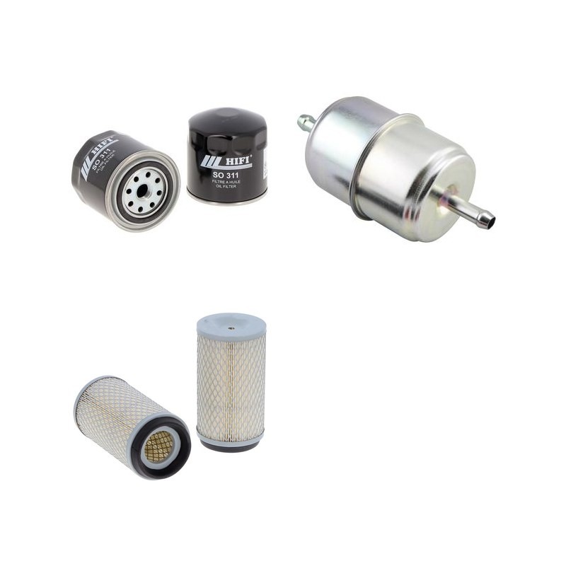 Filter kit for Case W 102 Air Oil Fuel Filters with Hatz Engine