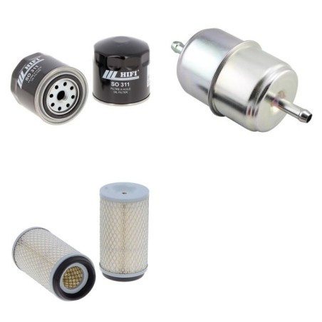 CASE W 152 Filter Service Kit Air Oil Fuel Filters w/HATZ Eng.