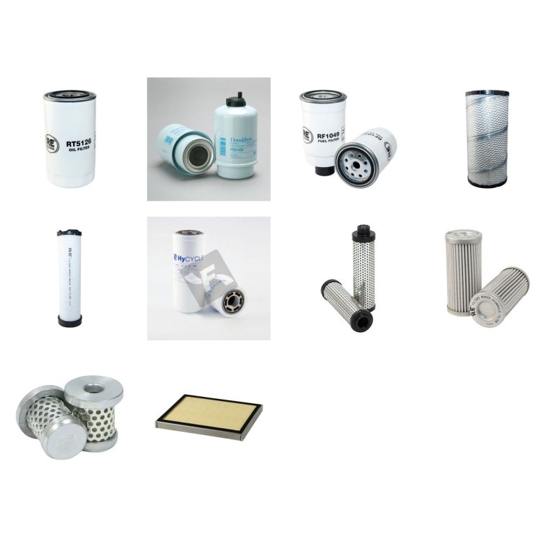 Filter kit for Case WX 150 with Iveco Engine