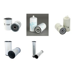 Case WX165 Filter Service Kit Air Oil Fuel Filters with Case