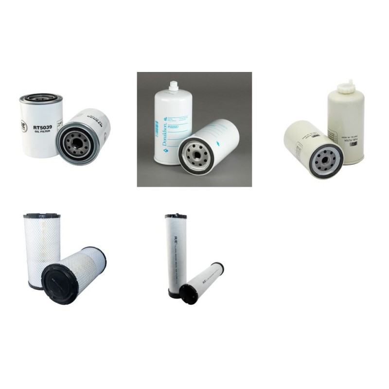 Filter kit for Case WX 165 Air Oil Fuel Filters with Case 659TA-M2 Engine