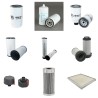 Filter kit for Case WX 165 with CNH F4BE0684D Engine
