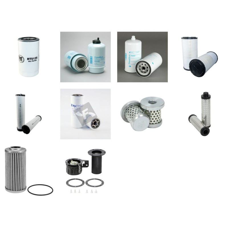 CASE WX 170  Filter Service Kit w/Cummins  Eng. SN   023601-