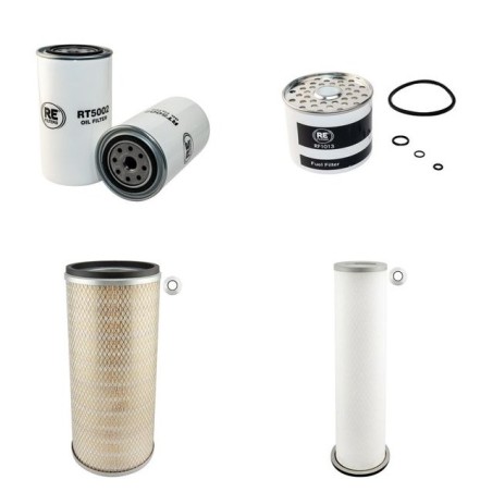 Filter kit suitable for CAT 213 with Perkins Engine Serial No 3ZC1-