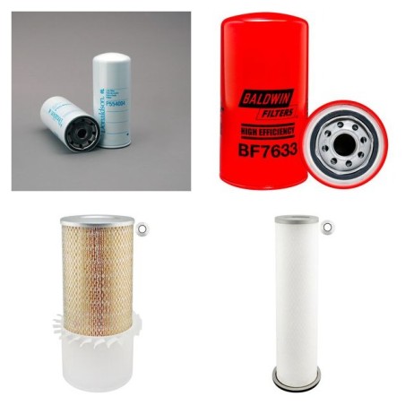 Filter kit suitable for CAT 214B with CAT Engine Air Oil Fuel Filters
